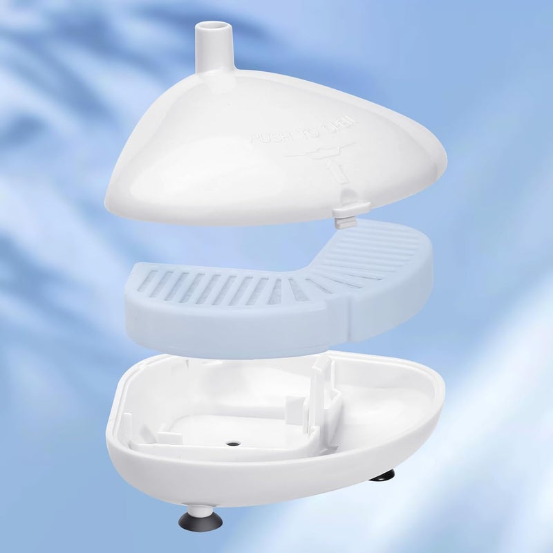 SANKLEV Filter Housing Replacement Compatible with Raindrop Design Pet Stainless Steel Fountain - Image 2